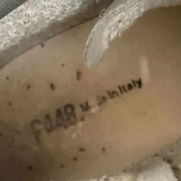 P448 SKATE HIGH TOP LEOPARD PRINT TEXTILE / LEATHER SNEAKERS SIZE 38 IN BLACK - Picture 7 of 10